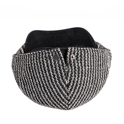 Men's British Vintage Knitted Beret Cap - Urban Caps