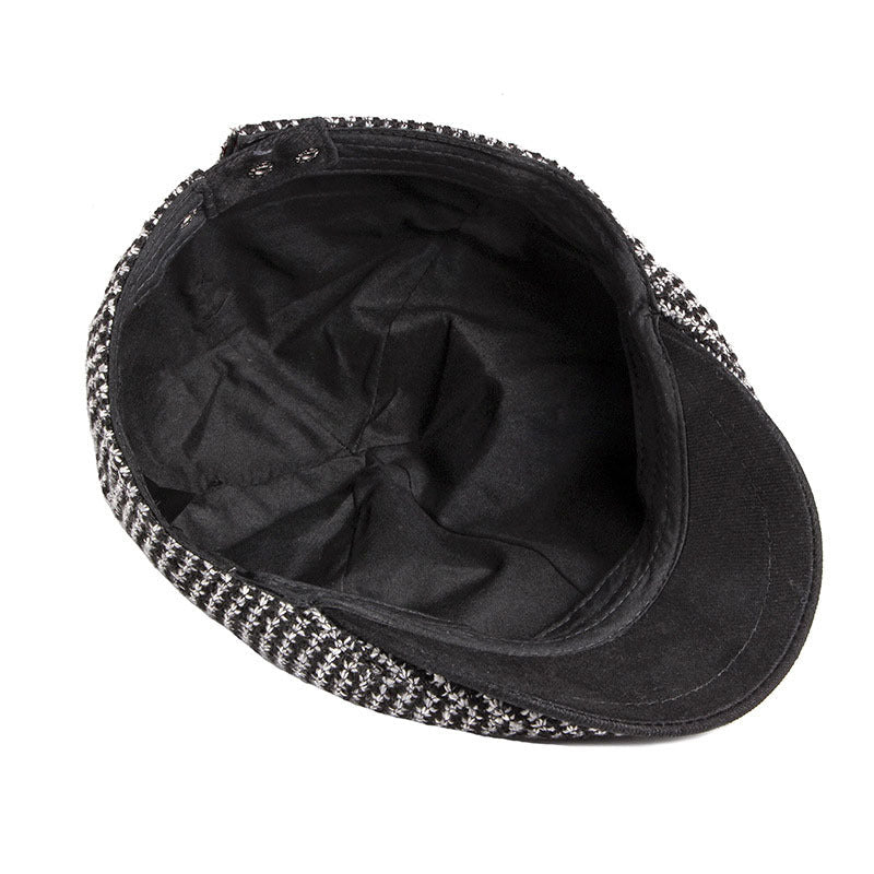 Men's British Vintage Knitted Beret Cap - Urban Caps