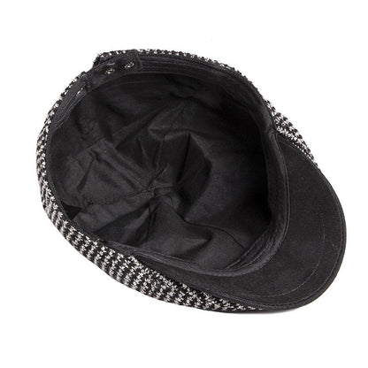 Men's British Vintage Knitted Beret Cap - Urban Caps