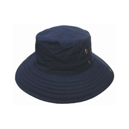 Men's Cotton Twill Outdoor Adventure Hat with Wide Brim - Urban Caps