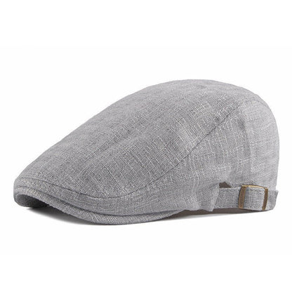 Men’s Lightweight Cotton Cheesecutter Cap – Breathable Flat Cap - Urban Caps