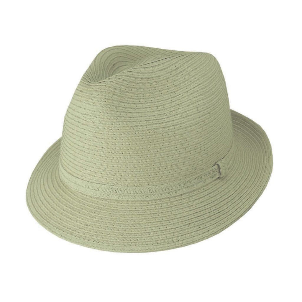 Men's Lightweight Paper Braid Trilby Hat – Summer Fedora Style - Urban Caps