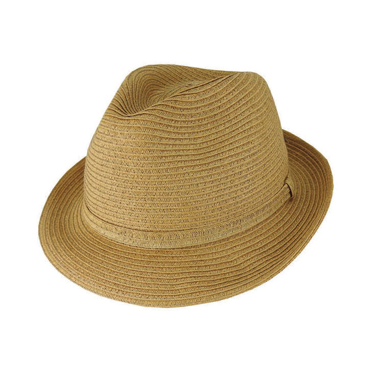 Men's Lightweight Paper Braid Trilby Hat – Summer Fedora Style - Urban Caps
