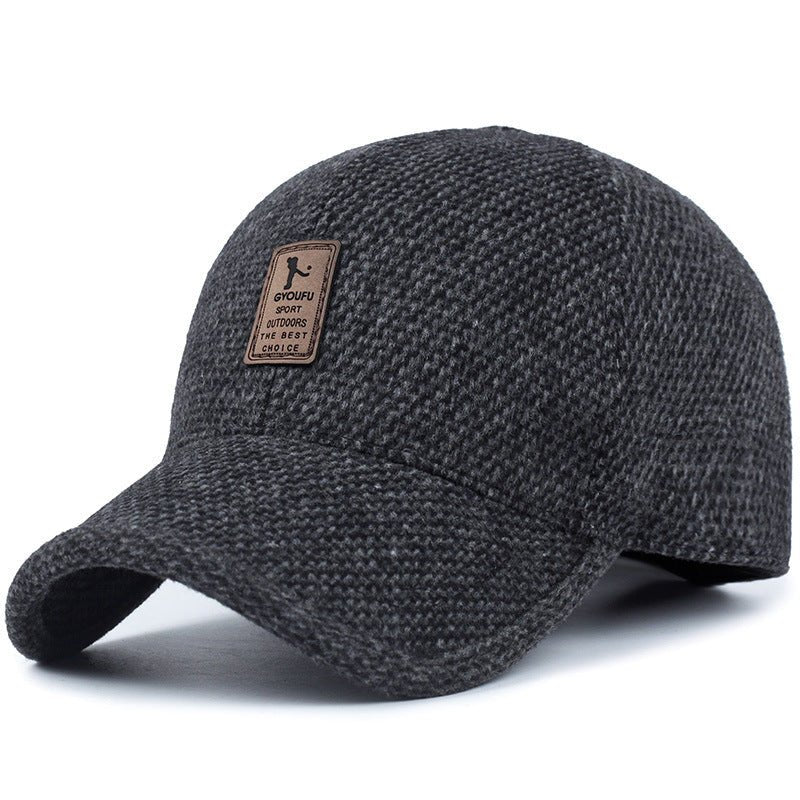 Men's middle - aged and elderly woolen hats winter outdoor - Urban Caps