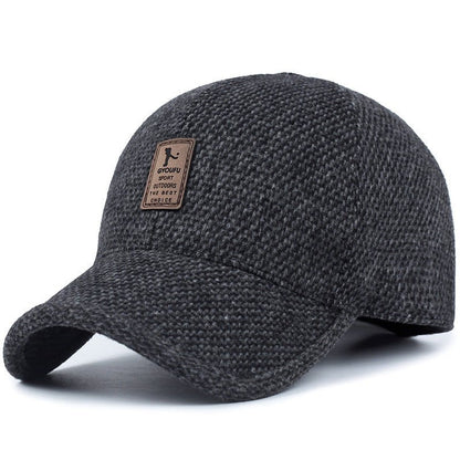 Men's middle - aged and elderly woolen hats winter outdoor - Urban Caps
