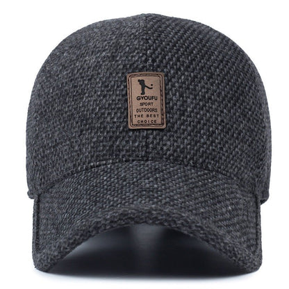 Men's middle - aged and elderly woolen hats winter outdoor - Urban Caps