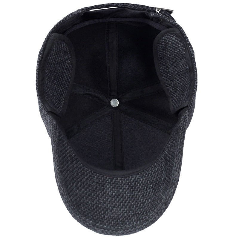 Men's middle - aged and elderly woolen hats winter outdoor - Urban Caps