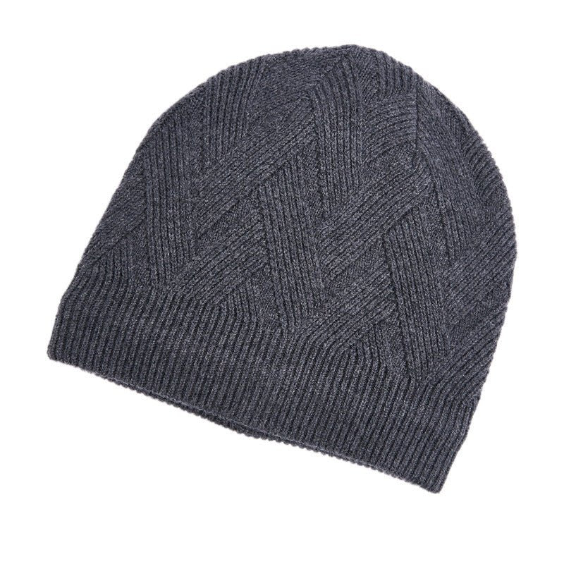 Men’s Outdoor Fleece Beanie – Warm Knitted Winter Hat with Adjustable Fit - Urban Caps