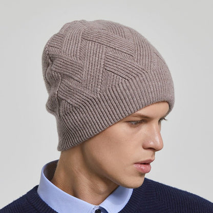 Men’s Outdoor Fleece Beanie – Warm Knitted Winter Hat with Adjustable Fit - Urban Caps