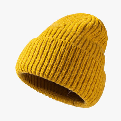 Men’s Outdoor Jacquard Wool Beanie – Monochrome Cold - Weather Knit Hat - Urban Caps