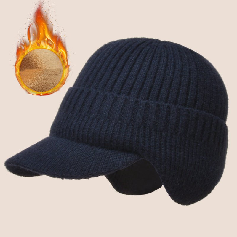 Men's Outdoor Warm Ear Protection Knitted Hat - Urban Caps