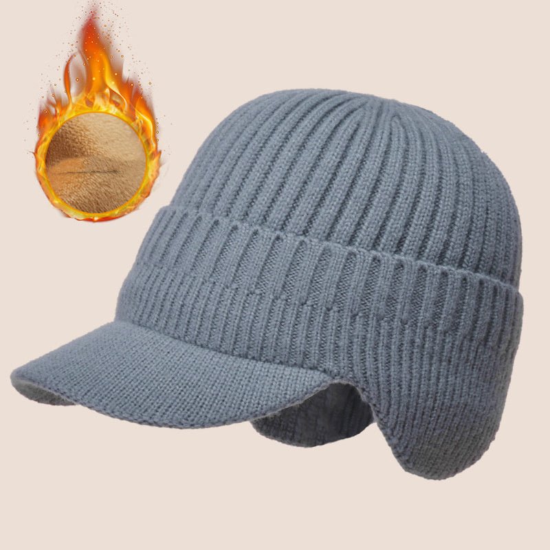 Men's Outdoor Warm Ear Protection Knitted Hat - Urban Caps