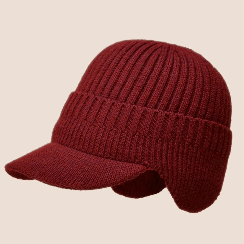 Men's Outdoor Warm Ear Protection Knitted Hat - Urban Caps