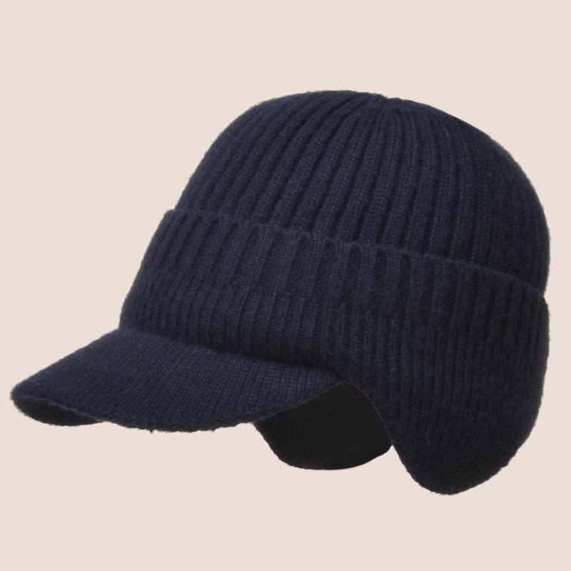 Men's Outdoor Warm Ear Protection Knitted Hat - Urban Caps