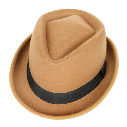 Men's Panama Jazz Hat In Autumn And Winter - Urban Caps