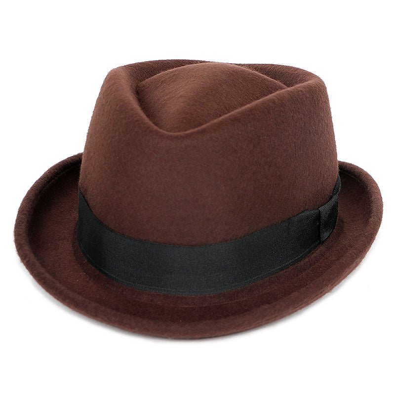 Men's Panama Jazz Hat In Autumn And Winter - Urban Caps