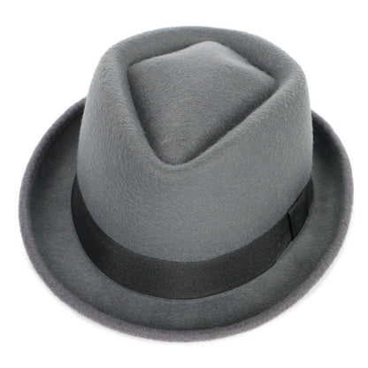 Men's Panama Jazz Hat In Autumn And Winter - Urban Caps