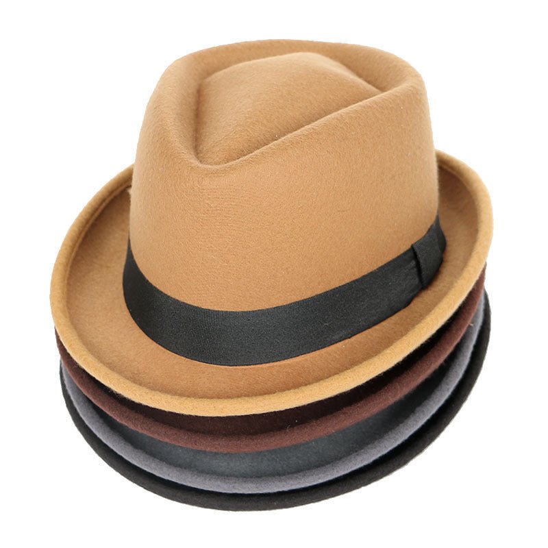 Men's Panama Jazz Hat In Autumn And Winter - Urban Caps