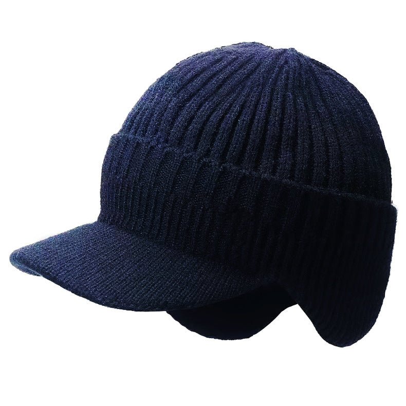 Men’s Thermal Wool Beanie – Thick Winter Hat with Ear Flap Coverage - Urban Caps