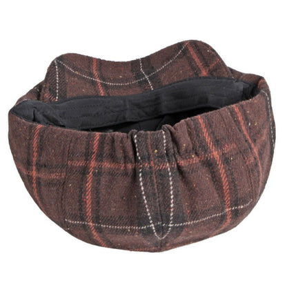 Men's Warm British Vintage Octagonal Hat Plaid Casual - Urban Caps