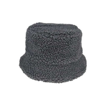 Milo Plush Casual Bucket Hat – Unisex Soft Fleece Winter Hat - Urban Caps
