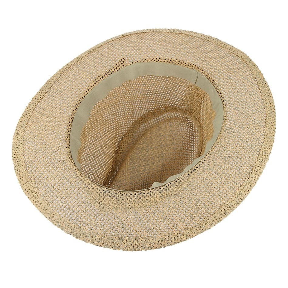 Montecarlo Sun Beach Mesh Fedora Hat - Classic Fedora Silhouette With Mesh For Sunny Days