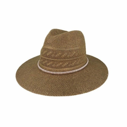 Mosman Crushable Polyester Knit Safari Hat with Inner Size Adjuster - Urban Caps