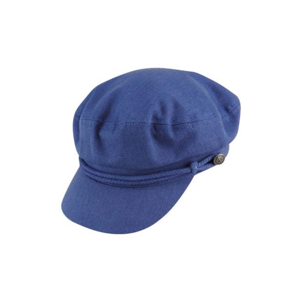 Nash Cotton Greek Fisherman Cap – Braided Trim and Firm Peak - Urban Caps