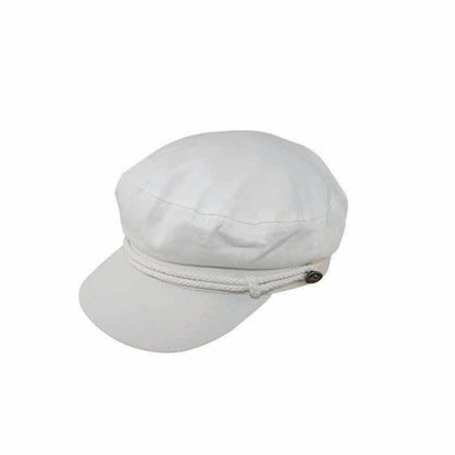 Nash Cotton Greek Fisherman Cap – Braided Trim and Firm Peak - Urban Caps
