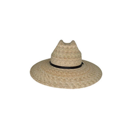 Newhaven Palm Straw Lifeguard Hat – Wide Brim with UPF50+ Sun Protection - Urban Caps