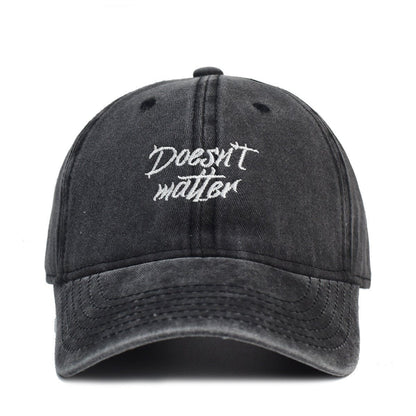 Old School Dad Cap – Washed Cotton Embroidered Throwback Hat - Urban Caps