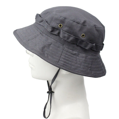 Outdoor Mountaineering Tactics Camouflage Cloth Round Hat - Urban Caps