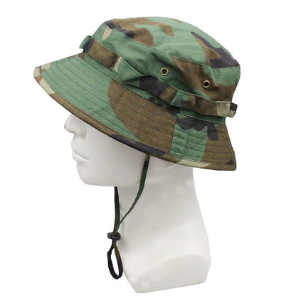 Outdoor Mountaineering Tactics Camouflage Cloth Round Hat - Urban Caps