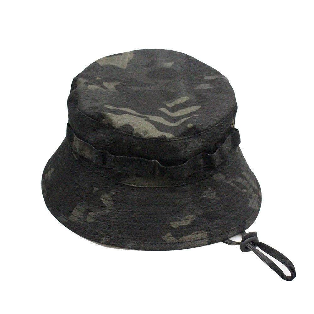 Outdoor Mountaineering Tactics Camouflage Cloth Round Hat - Urban Caps
