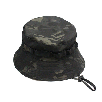 Outdoor Mountaineering Tactics Camouflage Cloth Round Hat - Urban Caps
