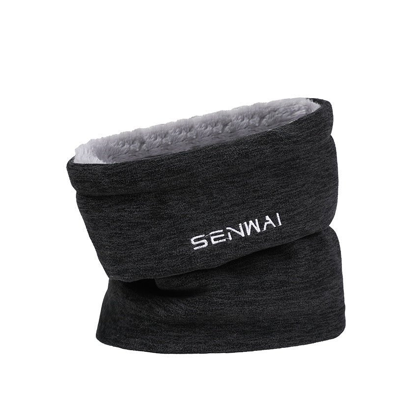 Outdoor Plush Thermal Beanie – Windproof Wool Hat with Neck Cover for Cold Weather - Urban Caps