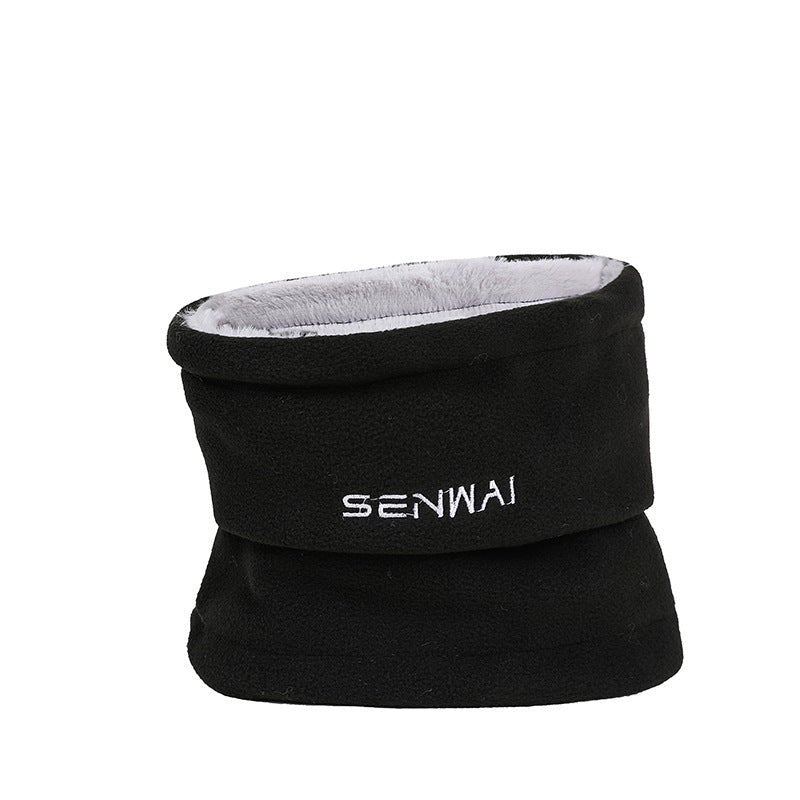 Outdoor Plush Thermal Beanie – Windproof Wool Hat with Neck Cover for Cold Weather - Urban Caps