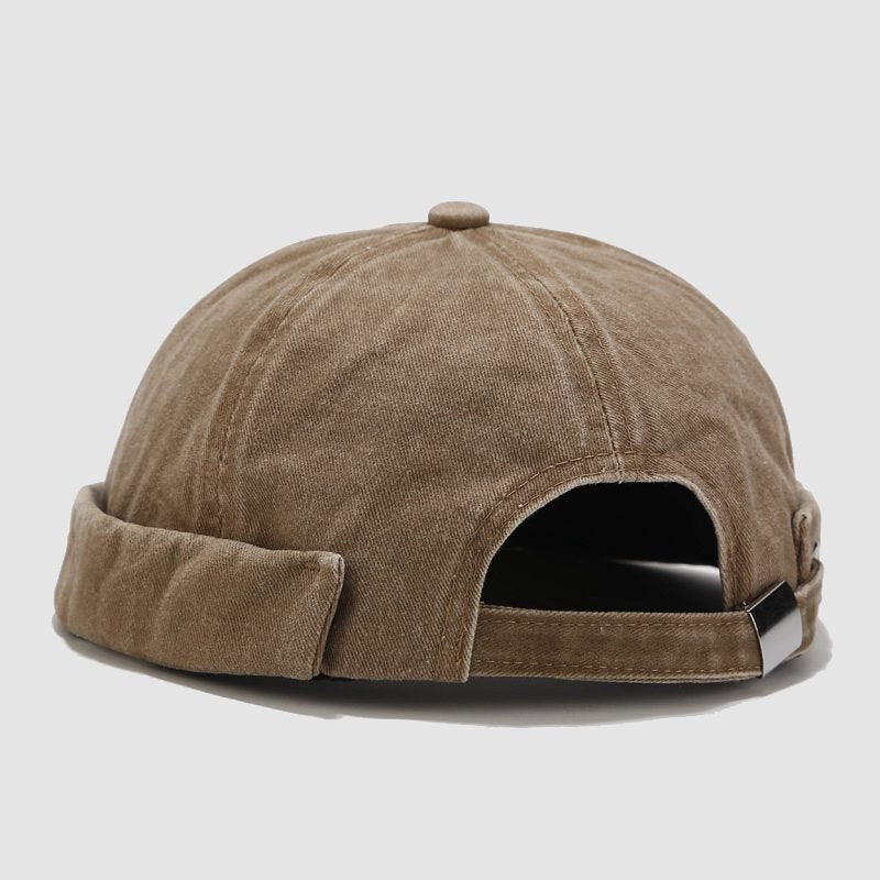 Outdoor Wild Retro Washed Melon Leather Hat - Urban Caps