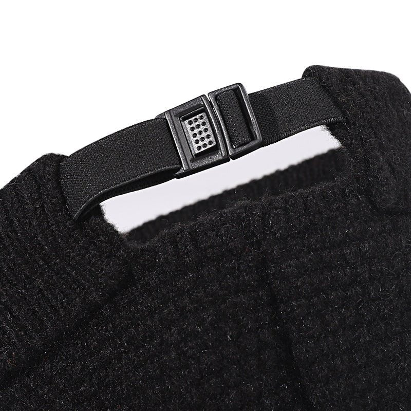 Outdoor Wool Beanie – Warm Knitted Winter Hat with Hemmed Edge for Cold Days - Urban Caps