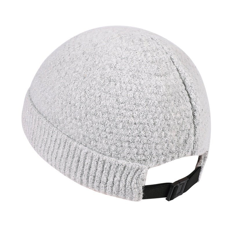 Outdoor Wool Beanie – Warm Knitted Winter Hat with Hemmed Edge for Cold Days - Urban Caps