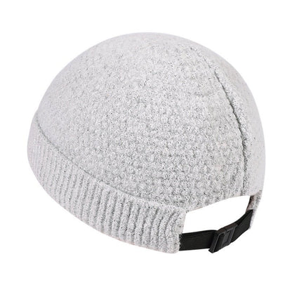 Outdoor Wool Beanie – Warm Knitted Winter Hat with Hemmed Edge for Cold Days - Urban Caps