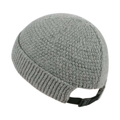 Outdoor Wool Beanie – Warm Knitted Winter Hat with Hemmed Edge for Cold Days - Urban Caps