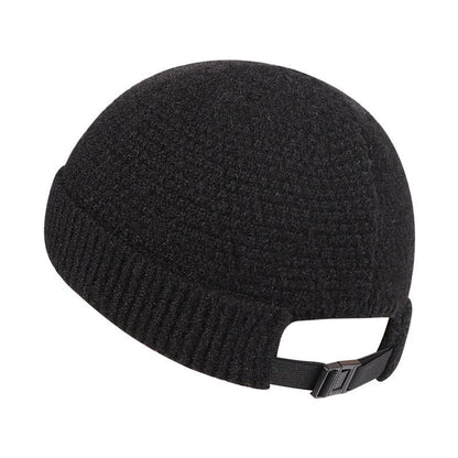 Outdoor Wool Beanie – Warm Knitted Winter Hat with Hemmed Edge for Cold Days - Urban Caps