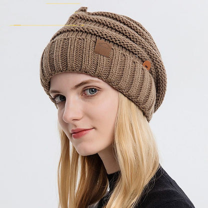 Outdoor Wool Beanie with Mask Hooks – Warm Knit Winter Hat with Ear Loop Support - Urban Caps