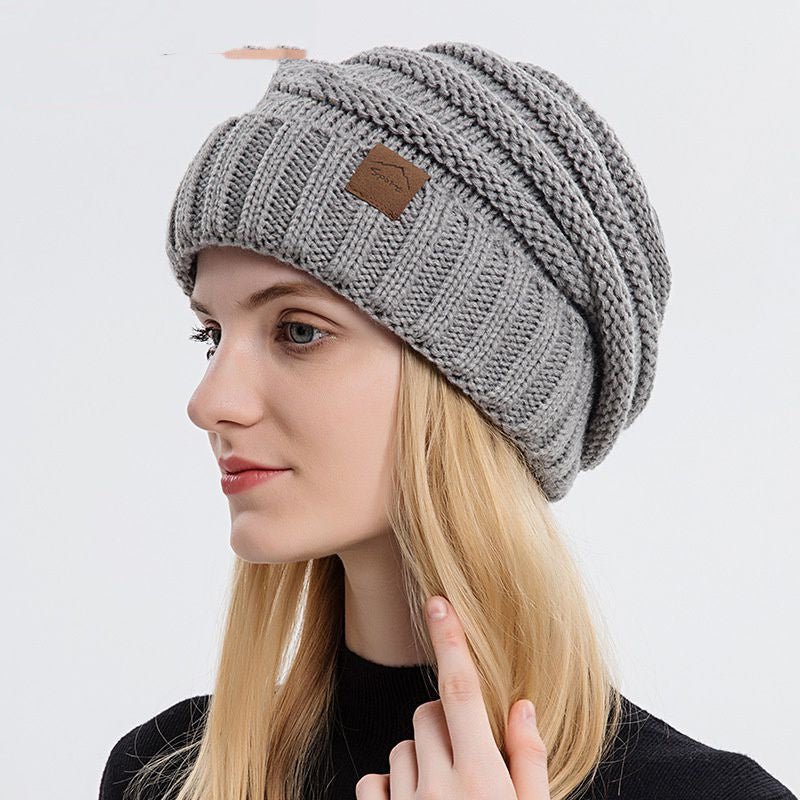 Outdoor Wool Beanie with Mask Hooks – Warm Knit Winter Hat with Ear Loop Support - Urban Caps