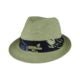 Paper Braid Trilby Hat with Satin Print Band – Combo B - Urban Caps