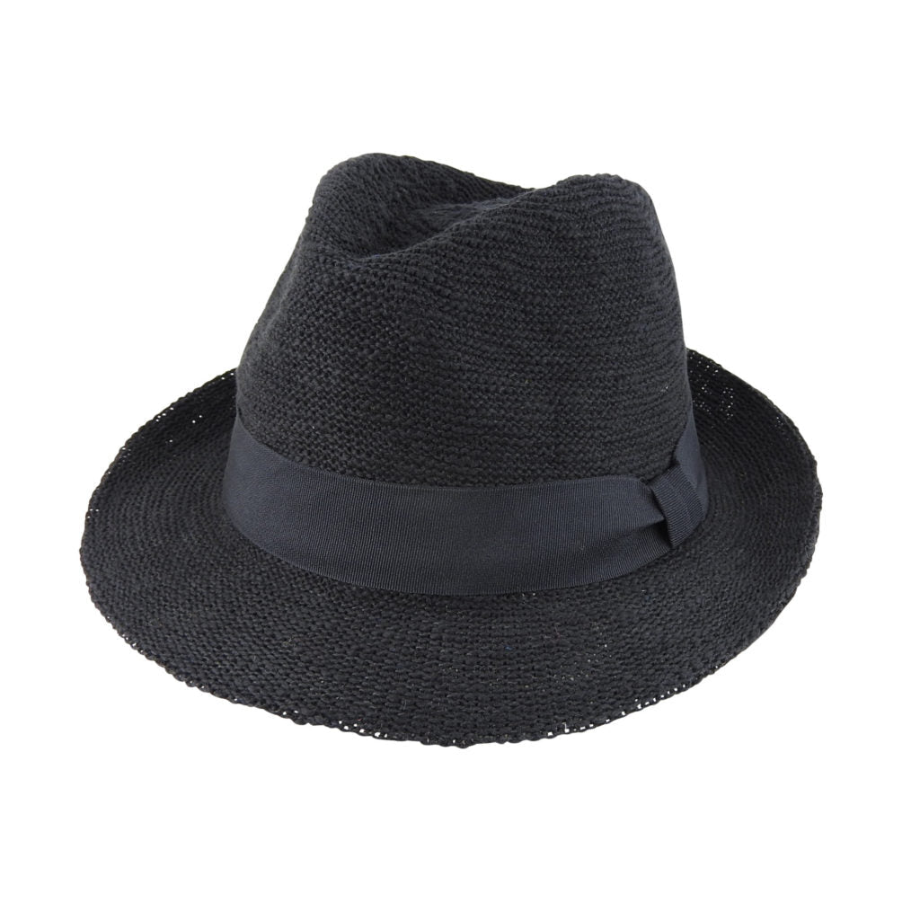 Polyester Knit Trilby Hat - Urban Caps