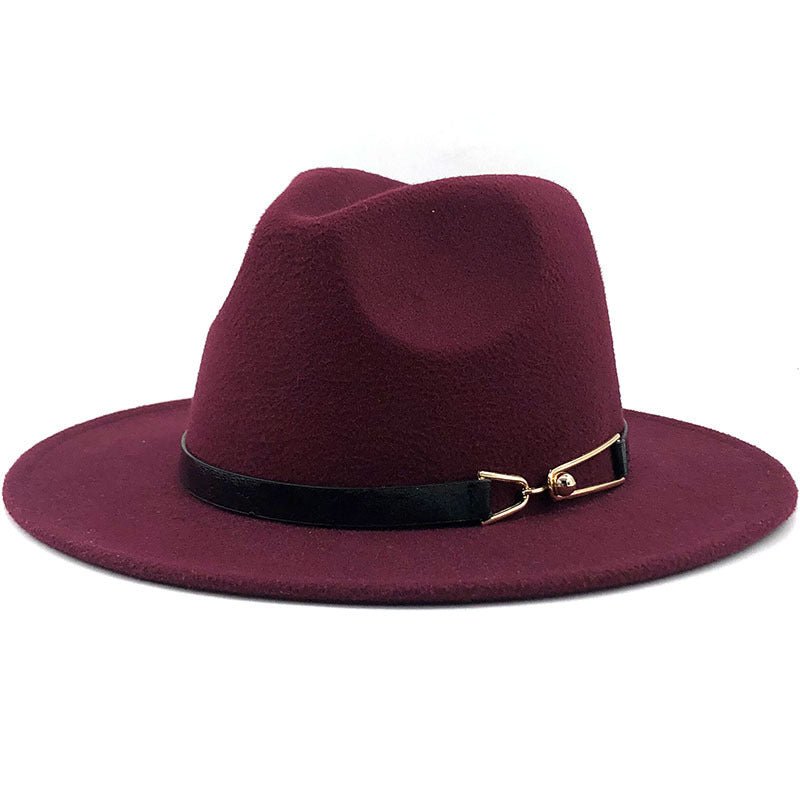 Popular Fedora British Vintage Top Fashion Ladies Woolen Hat - Urban Caps