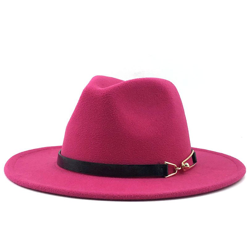 Popular Fedora British Vintage Top Fashion Ladies Woolen Hat - Urban Caps