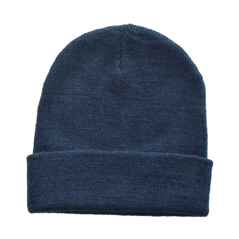 Premium Wool Blend Beanie – Extra Warm Knit with Roll - Up Cuff | One Size Fits Most - Urban Caps